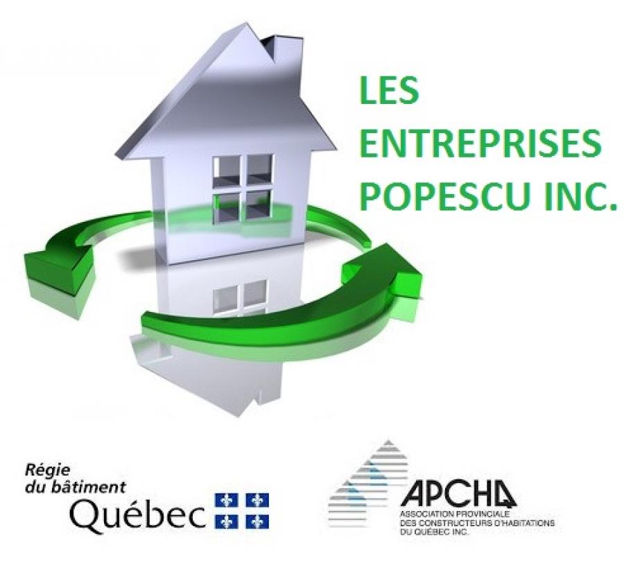 Construction Rénovation Popescu Québec. Logo